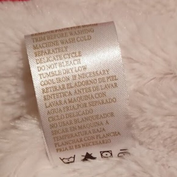 Green Tea Red jacket, size large w/removable fur trimmed hoodie & front zipper - Picture 8 of 15